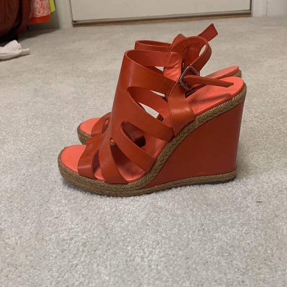 Orange Espadrilles heels - Picture 4 of 4